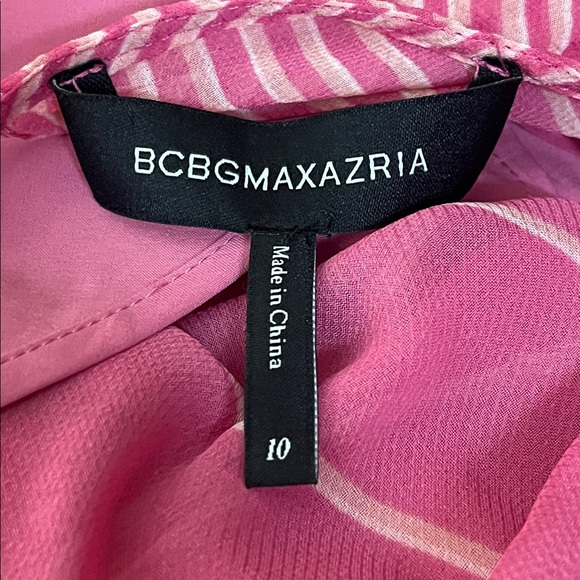 BGBGMAXAZRIA Sunburst High/Low Chiffon Dress - Picture 17 of 17